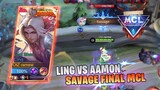 SAVAGE LING IN FINAL MCL, TOP GLOBAL LING - MOBILE LEGENDS