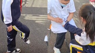 Student sprains ankle on campus, doctor saves life