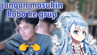 jangan ada yang berani masukin kobo ke grup whatsapp ravenclaw👉👈