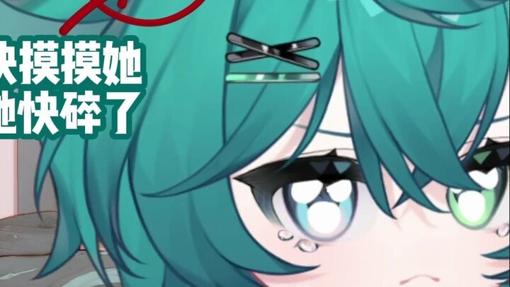 If you don’t touch her...she will...will...cry even louder!