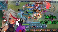 Melisa Gold Laner+Inspire bantai musuh !! | MLBB MOBILE LEGEND