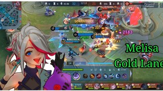 Melisa Gold Laner+Inspire bantai musuh !! | MLBB MOBILE LEGEND