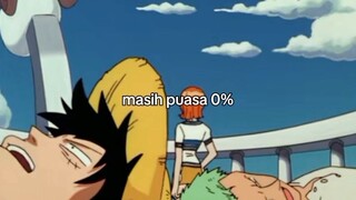 POV luffy dan zoro puasa