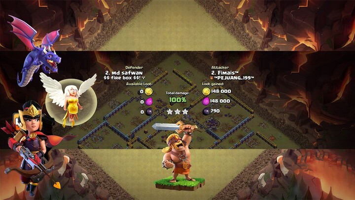 Kombinasi Yang Sering Di Gunakan ! Kejuaraan Dunia Clash Of Clans | TH 15 Clash Of Clans Indonesia