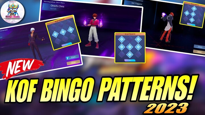 NEW KOF BINGO PATTERNS 2023 || Mobile Legends Bang Bang