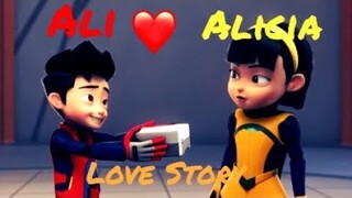 Ejen Ali X Alicia {AMV} - Taylor Swift ~ Love Story