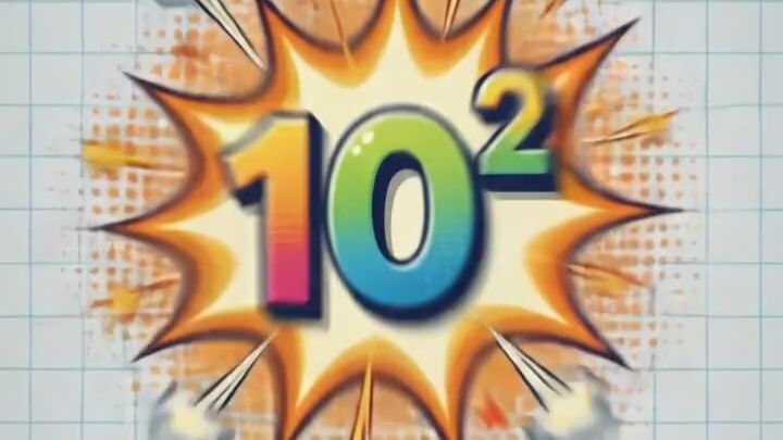 10 pangkat 2