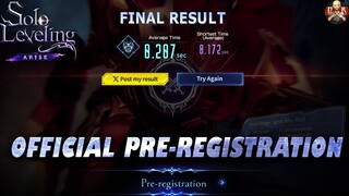 [Solo Leveling: Arise] - Official Pre-registration links & Rewards! March 21st early access & more