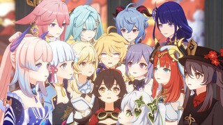 Aether Harem - Lumine, Keqing, Ayaka, Nilou, Kokomi, Hu Tao, Amber, Nahida, Ganyu, Faruzan, Yae, Ei