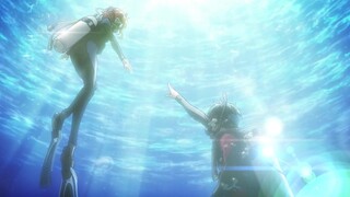 The world under the ocean.