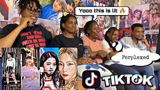 Africans react to Kpop Girl Groups Tiktok Edits Compilation