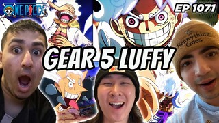 LUFFY GEAR 5 PEAK FICTION! | ONE PIECE EPISODE 1071 REACTION
