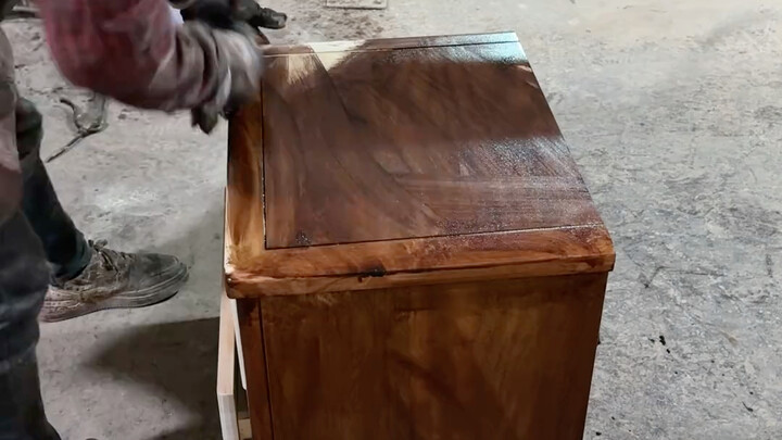 Furniture color-washing technique