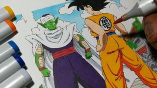 วาด Goku vs Piccolo - ดราก้อนบอล