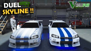 DUEL SKYLINE GTR R34 !! - GTA 5 ROLEPLAY INDONESIA