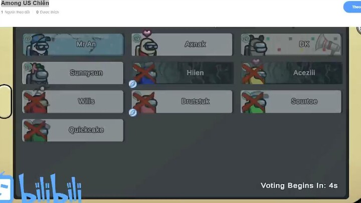 Nói chung nó với thằng hiền 1 phe đó #amongus