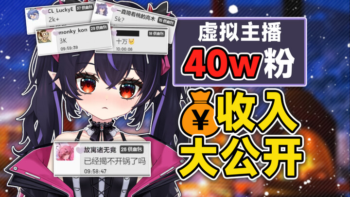 How much can a 40-watt virtual streamer earn in a month?