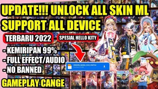 TERBARU !!! APK ALL SKIN MLBB 2022 || GAMEPLAY CANGE || SCRIPT SKIN ML SPESIAL HELLO KITY !!!