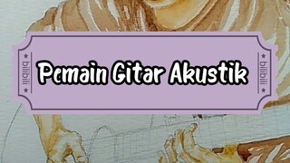 Pemain gitar akustik.