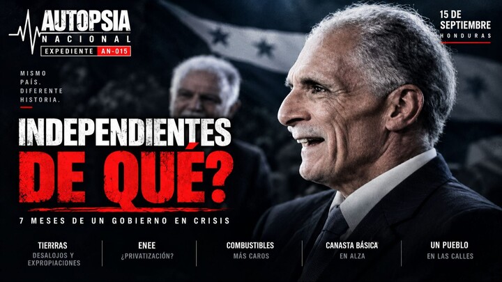 AUTOPSIA NACIONAL Expediente AN-015 Paciente: Honduras, 205 años después.