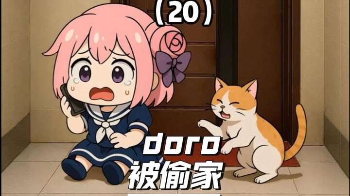 doro溜完猫回来 发现家被偷了