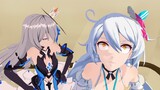 [ Honkai Impact 3] The overbearing Herrscher fell in love with me. What happened to the two Herrschers doing the elevator? (with subtitles)