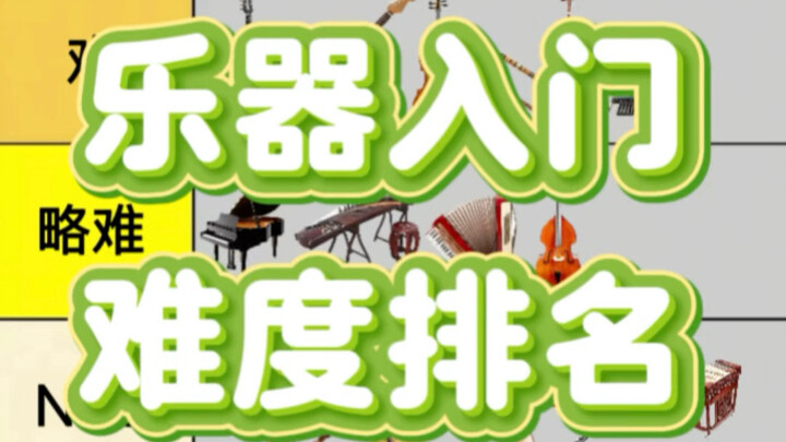 ترتيب صعوبة تعلم الآلات الموسيقية للمبتدئين