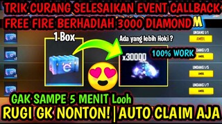 100% Work🔥-CARA CURANG SELESAIKAN EVENT CALLBACK FREE FIRE