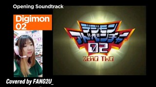 [FANG2U_] Wada Kouji - TARGET~Akai Shougeki~ (Short Cover) OP Digimon 02