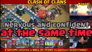 6 GOLEMS creates a WALL OF STONE to protect EVERYTHING! Best TH13 Attack Strategies