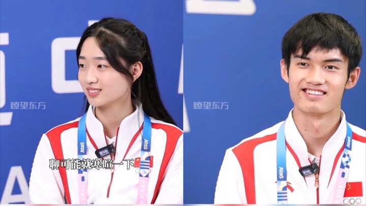 Saudari A Tiao dan Kakak Makan saling memberi penilaian: Menurutku kita sudah cukup akrab, dia bilan