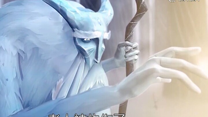 Peri Musim Dingin yang menguasai es dan salju mengayunkan tongkat di tangannya, langsung membekukan 