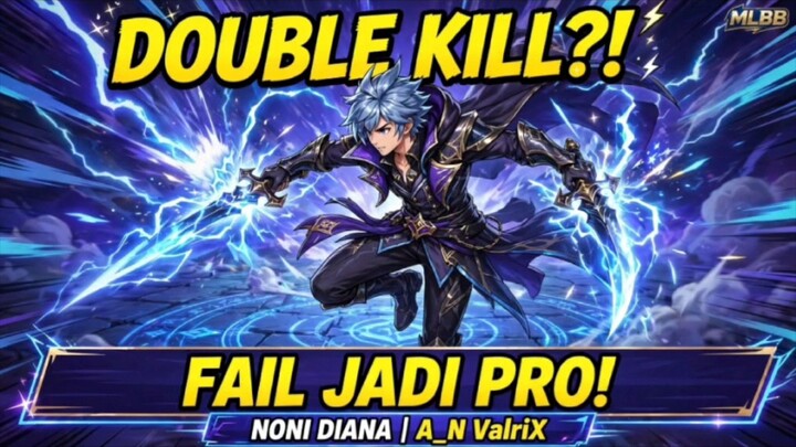 GUSION FAIL TOTAL Terus DOUBLE KILL Brutal?! Noni Diana Ngakak! | MLBB