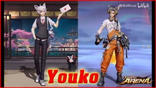🌸Onmyoji Arena: So Sánh Skin Youko OPL & Skin Youko Học Đường