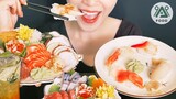 ASMR ĂN SUSHI SASHIMI SIÊU NGON 01 PAP|ĂN KHÔNG NÓI CHUYỆN*ÂM THANH ĂN|NO TALKING EATING SOUNDS FOOD