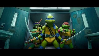 Teenage Mutant Ninja Turtles Mutant Mayhem .. Watch the full movie from the link in the description.