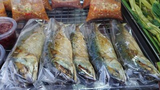 Thai street food น้ำพริกปลาทู ราคาถูกๆ แต่รสชาดเด็ดมาก