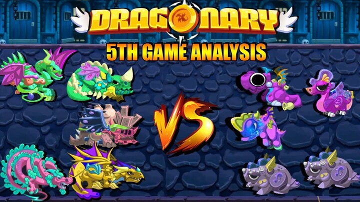 🔥🐉PANO MANALO SA DUNGEON | MY DRAGONARY LINE UP VS 1PLANT, 1WATER, 1ELECTRIC, 2 EARTH DRAGON PART5🐉🔥
