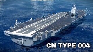 Modern Warships: CN TYPE 004 and Aircraft Strike fighter in action.