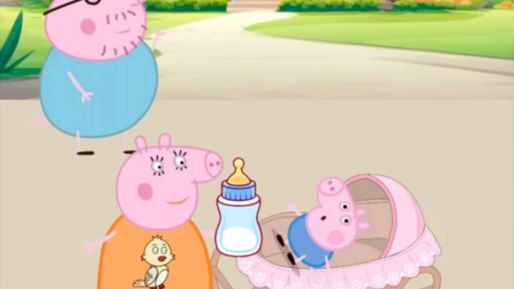 There’s another baby in Mommy Pig’s belly!