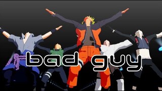 bad guy【NARUTO MMD】NARUTO*SASUKE*SHIKAMARU*SAI*NEJI