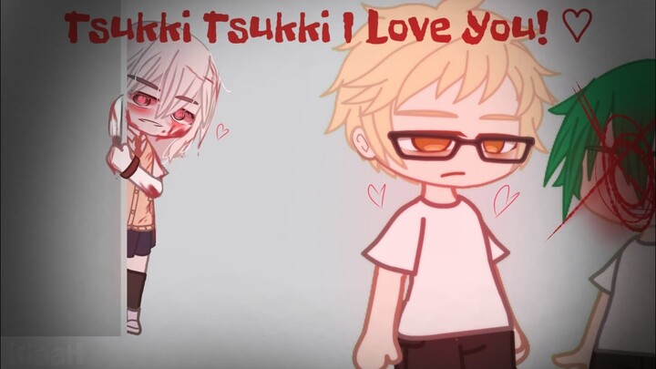 Tsukki Tsukki Daisuki!♡ || yandere y/n ||⚠️Blood&flash || ft. Tsukishima || Haikyuu