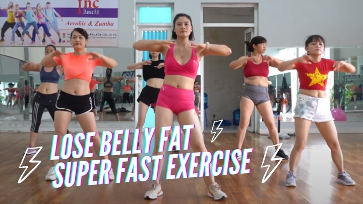 Lose Belly Fat Super Fast Exercise - Reduction Of Belly Fat Quickly | Zumba Class