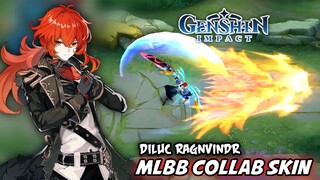 Alucard As Diluc Skin! MLBB X GENSHIN IMPACT