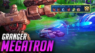 TRANSFORMERS MEGATRON SKIN MAKES GRANGER THE BEST TANK IN MOBILE LEGENDS BANG BANG