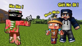 THỬ THÁCH MỘT NGÀY NOOB TRỞ THÀNH NINJA TRONG MINECRAFT VÀ CÁI KẾT ?😱
