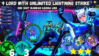 UNLIMITED LIGHTNING STRIKE WITH 9 LORD MOST SATISFYING COMBO EVER | MLBB MAGIC CHESS BEST SYNERGY