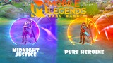 Silvanna Pure Heroine Starlight Skin VS Midnight Justice Elite Skin | MLBB