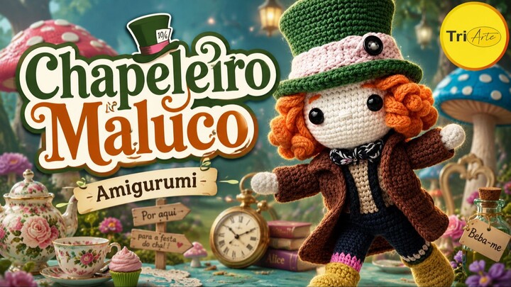 疯帽子钩针玩偶 🎩 | Mad Hatter Amigurumi #1