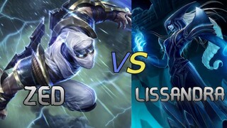 Zed VS Lissandra Mid | Stream Highlights